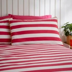 Elements Bold Stripe Cotton Duvet Cover And Pillowcase Set 25 Elements Bold Stripe Cotton Duvet Cover And Pillowcase Set -Household Items Store 30902579 alt01