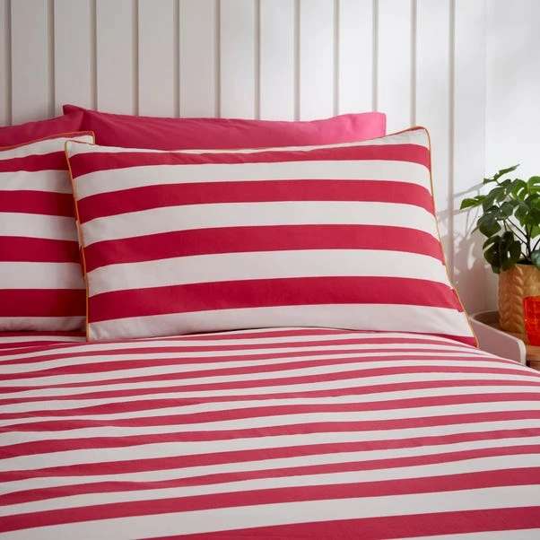 Elements Bold Stripe Cotton Duvet Cover And Pillowcase Set 2 Elements Bold Stripe Cotton Duvet Cover And Pillowcase Set - Image 2