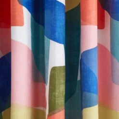 Elements Abstract Blocks Blackout Eyelet Curtains -Household Items Store 30903785 alt02