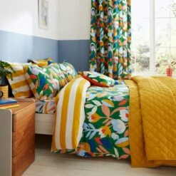 Elements Fieldsley Multicoloured Cotton Duvet Cover And Pillowcase Set -Household Items Store 30903877 alt06