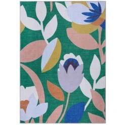 Elements Fieldsley Floral Washable Rug -Household Items Store 30904855 alt04