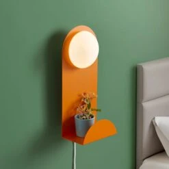 Elements Harton Shelved Wall Light -Household Items Store 30921664 alt02