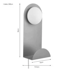 Elements Harton Shelved Wall Light -Household Items Store 30921664 alt08