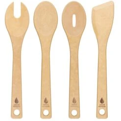 Natural Elements Reusable Wood Fibre Kitchen Utensil Set 6 Natural Elements Reusable Wood Fibre Kitchen Utensil Set -Household Items Store 30942739 alt03