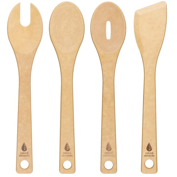 Natural Elements Reusable Wood Fibre Kitchen Utensil Set 3 Natural Elements Reusable Wood Fibre Kitchen Utensil Set - Image 3