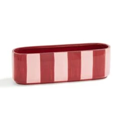 Elements Striped Ceramic Windowsill Plant Pot 14 Elements Striped Ceramic Windowsill Plant Pot -Household Items Store 30943036 alt02